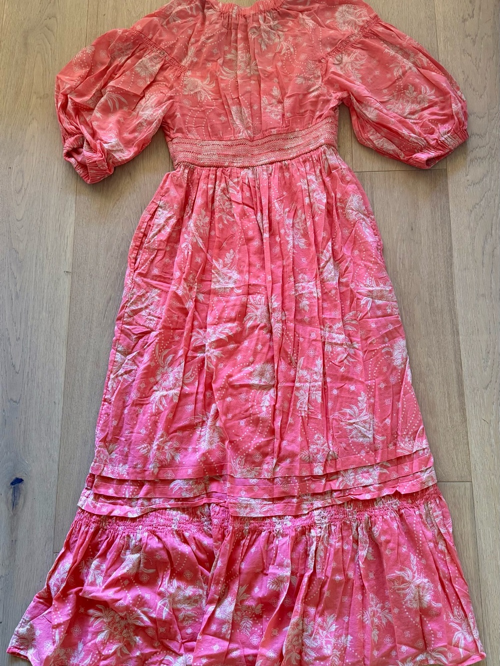 Free People Golden Hour Maxi Dress in Electropop Pink - Picture 6 of 7